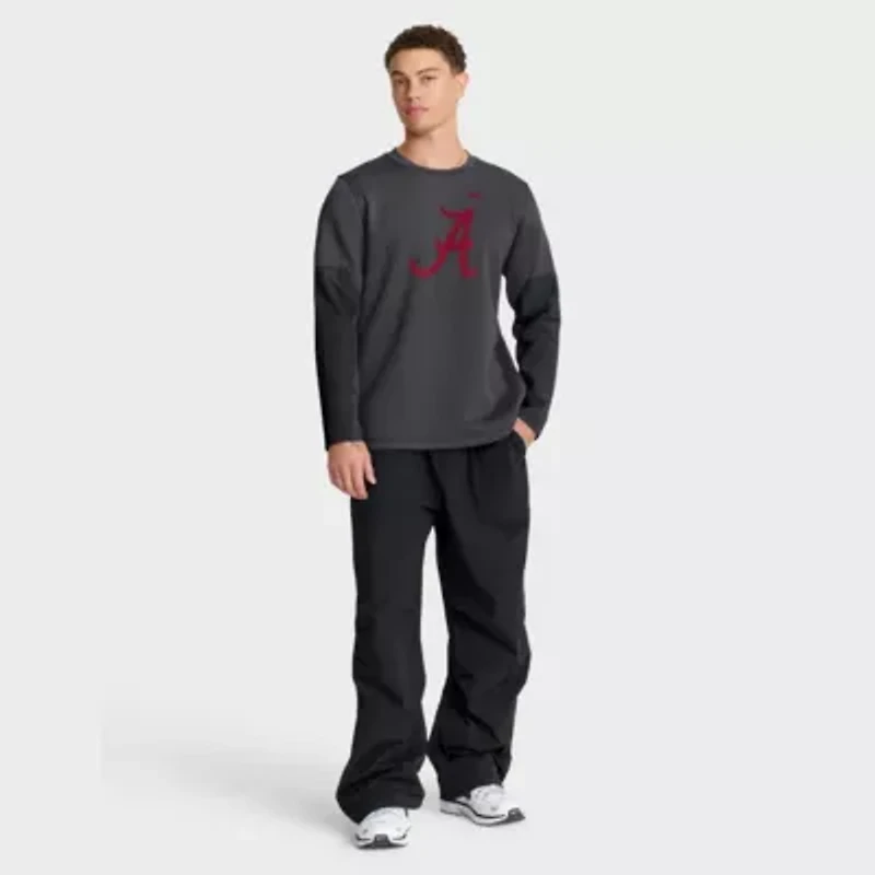 Alabama Crimson Tide NCAA Nike 2025 Sideline Coach Therma-FIT Long Sleeve T-Shirt