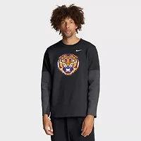 NCAA Nike LSU Tigers 2025 Sideline Coach Therma-FIT Long Sleeve T-Shirt