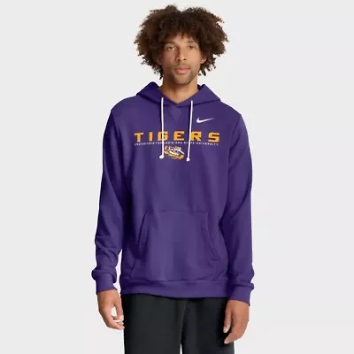 NCAA Nike LSU Tigers 2025 Sideline Standard Issue Dri-FIT Hoodie