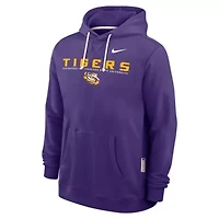NCAA Nike LSU Tigers 2025 Sideline Standard Issue Dri-FIT Hoodie