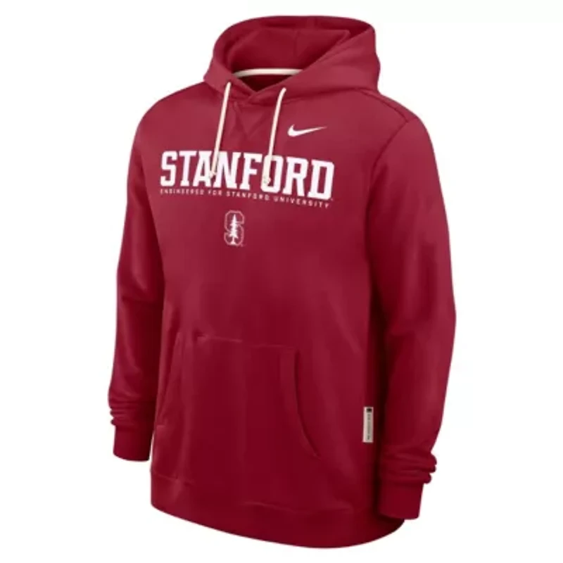 Stanford Cardinal NCAA Nike 2025 Sideline Standard Issue Dri-FIT Hoodie