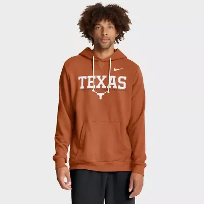 NCAA Nike Burnt Texas Longhorns 2025 Sideline Standard Issue Dri-FIT Hoodie