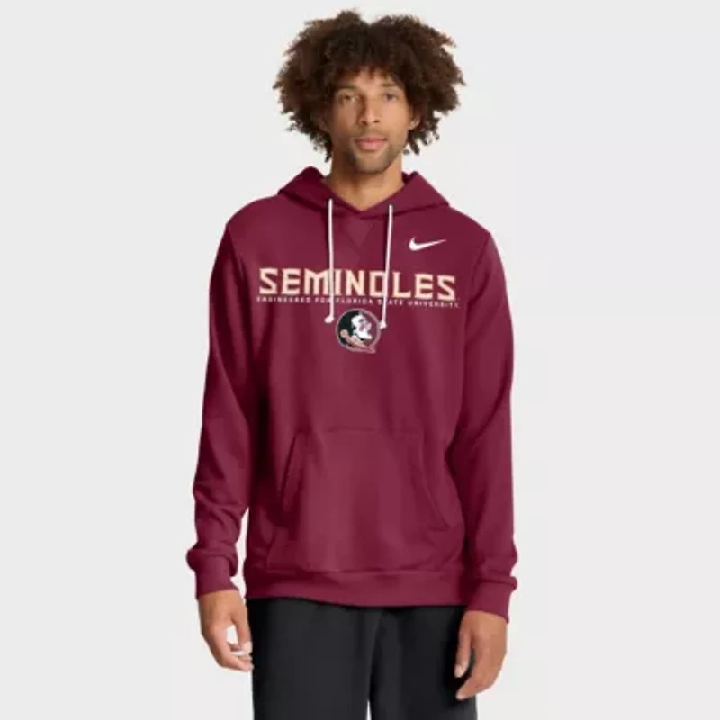NCAA Nike Florida State Seminoles 2025 Sideline Standard Issue Dri-FIT Hoodie