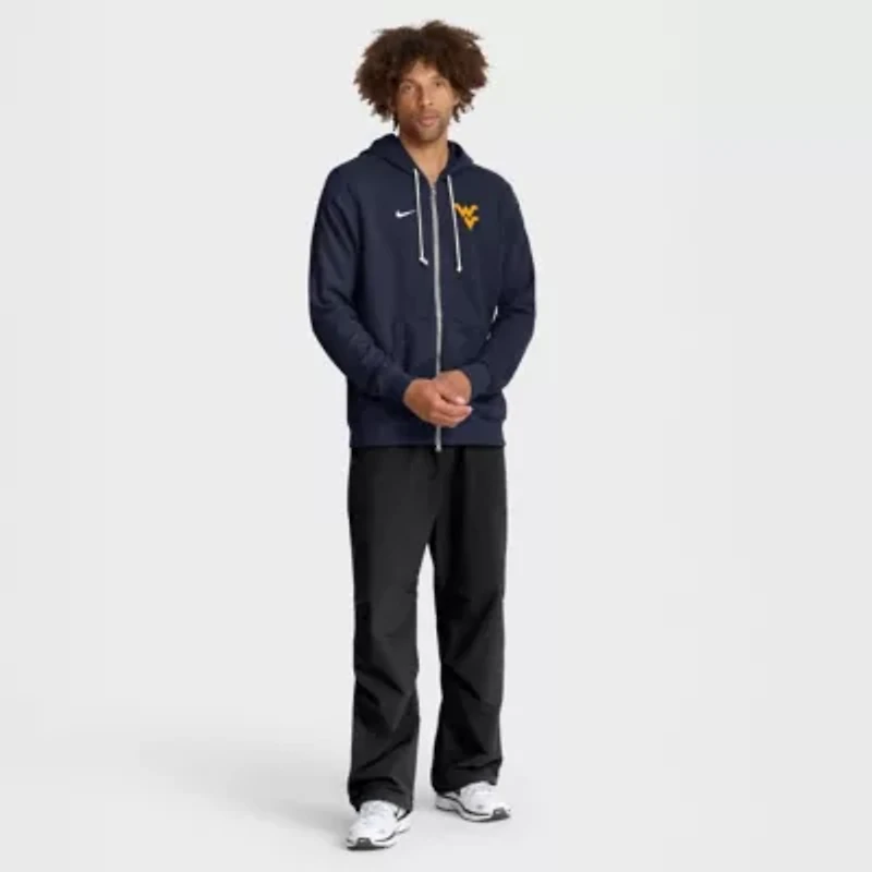 NCAA Nike West Virginia Mountaineers 2025 Sideline Standard Issue Dri-FIT Full-Zip Hoodie
