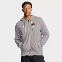 NCAA Nike Ohio State Buckeyes 2025 Sideline Standard Issue Dri-FIT Full-Zip Hoodie