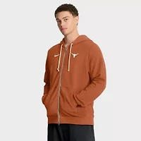 NCAA Nike Burnt Texas Longhorns 2025 Sideline Standard Issue Dri-FIT Full-Zip Hoodie