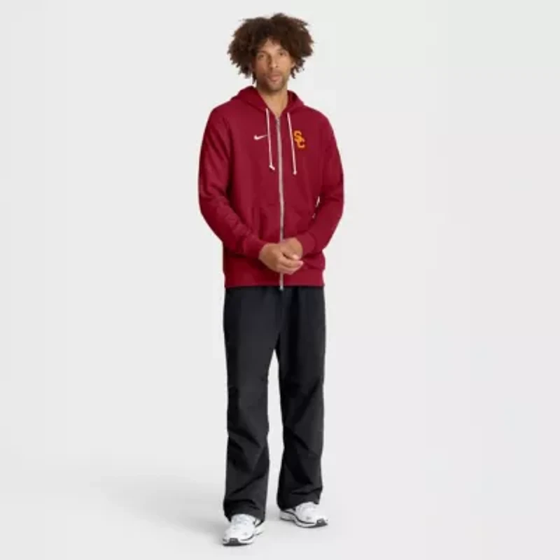 NCAA Nike USC Trojans 2025 Sideline Standard Issue Dri-FIT Full-Zip Hoodie