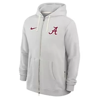Alabama Crimson Tide NCAA Nike 2025 Sideline Standard Issue Dri-FIT Full-Zip Hoodie