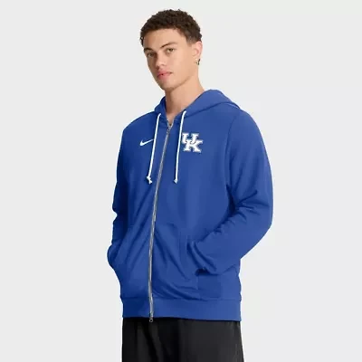 NCAA Nike Kentucky Wildcats 2025 Sideline Standard Issue Dri-FIT Full-Zip Hoodie
