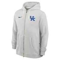 NCAA Nike Kentucky Wildcats 2025 Sideline Standard Issue Dri-FIT Full-Zip Hoodie