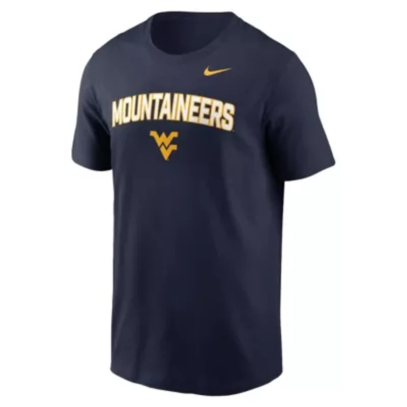 NCAA Nike West Virginia Mountaineers Primetime Arch Stack T-Shirt