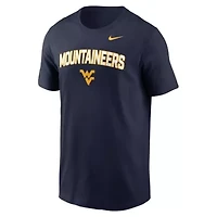 NCAA Nike West Virginia Mountaineers Primetime Arch Stack T-Shirt