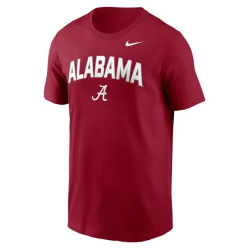 Alabama Crimson Tide NCAA Nike Primetime Arch Stack T-Shirt