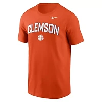NCAA Nike Clemson Tigers Primetime Arch Stack T-Shirt