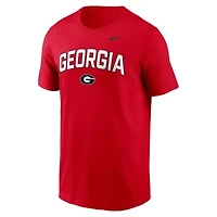 NCAA Nike Georgia Bulldogs Primetime Arch Stack T-Shirt