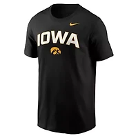 NCAA Nike Iowa Hawkeyes Primetime Arch Stack T-Shirt