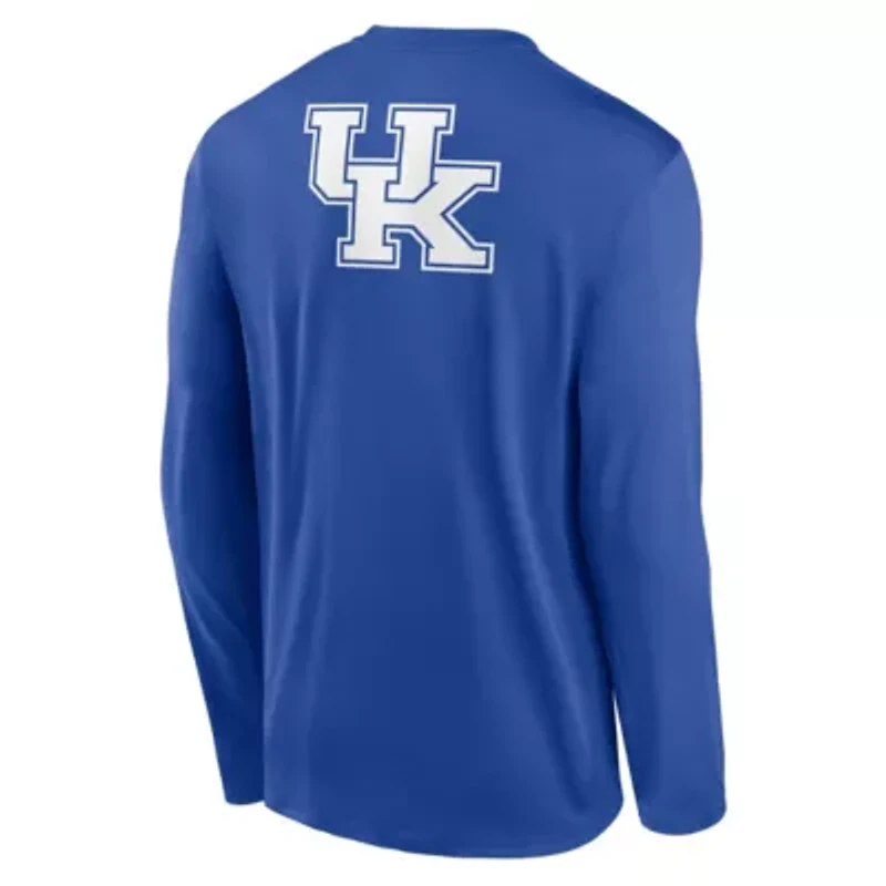 NCAA Nike Kentucky Wildcats Primetime Campus 2-Hit Legend Dri-FIT Long Sleeve T-Shirt