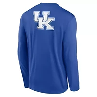 NCAA Nike Kentucky Wildcats Primetime Campus 2-Hit Legend Dri-FIT Long Sleeve T-Shirt