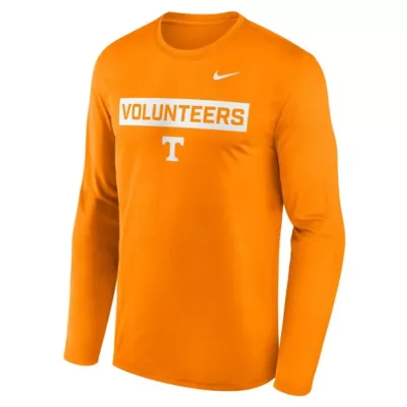 NCAA Nike Tennessee Volunteers Primetime Campus 2-Hit Legend Dri-FIT Long Sleeve T-Shirt