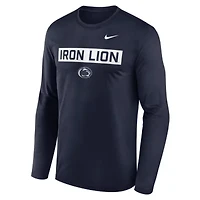 NCAA Nike Penn State Nittany Lions Primetime Campus 2-Hit Legend Dri-FIT Long Sleeve T-Shirt