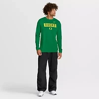 NCAA Nike Oregon Ducks Primetime Campus 2-Hit Legend Dri-FIT Long Sleeve T-Shirt