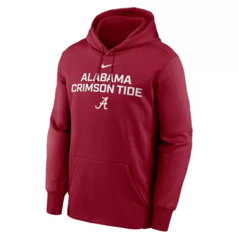 Alabama Crimson Tide NCAA Nike Team Stacked Performance Pullover Hoodie
