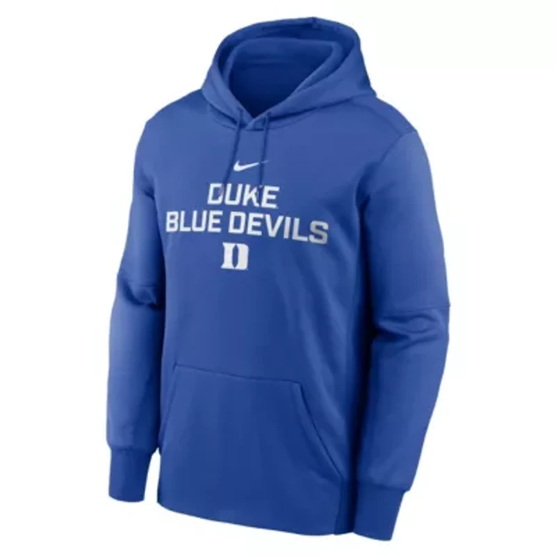 Duke Blue Devils NCAA Nike Team Stacked Performance Pullover Hoodie