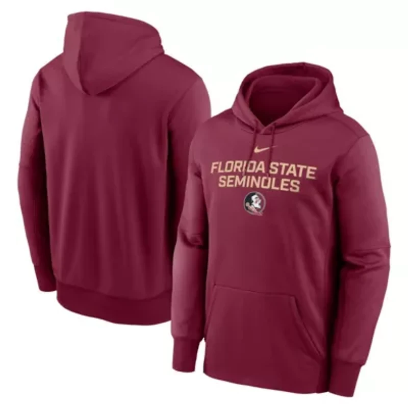 NCAA Nike Florida State Seminoles Team Stacked Performance Pullover Hoodie