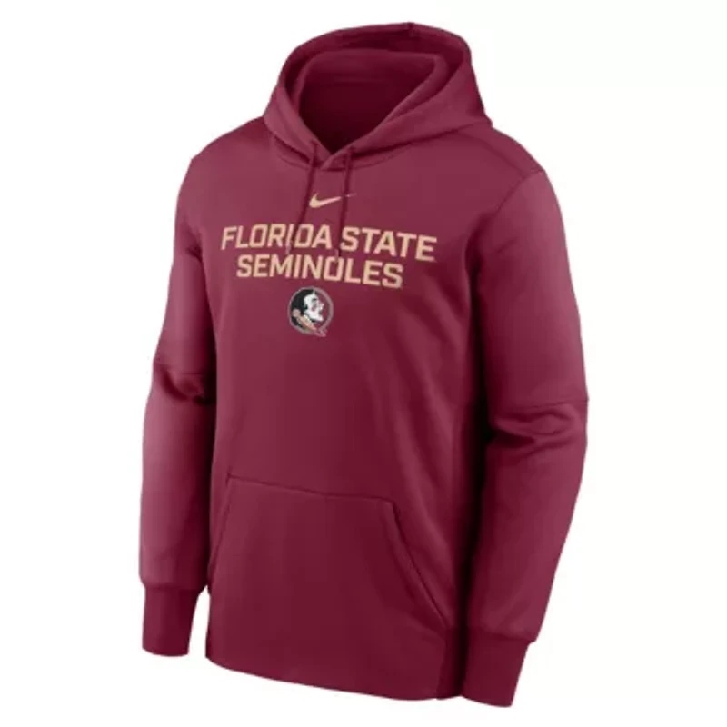 NCAA Nike Florida State Seminoles Team Stacked Performance Pullover Hoodie