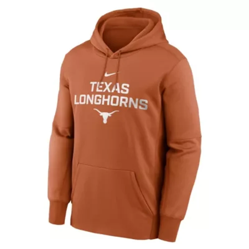 NCAA Nike Texas Longhorns Team Stacked Performance Pullover Hoodie