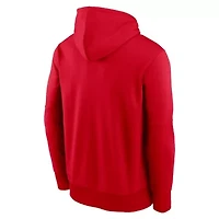 NCAA Nike Ohio State Buckeyes Team Stacked Performance Pullover Hoodie