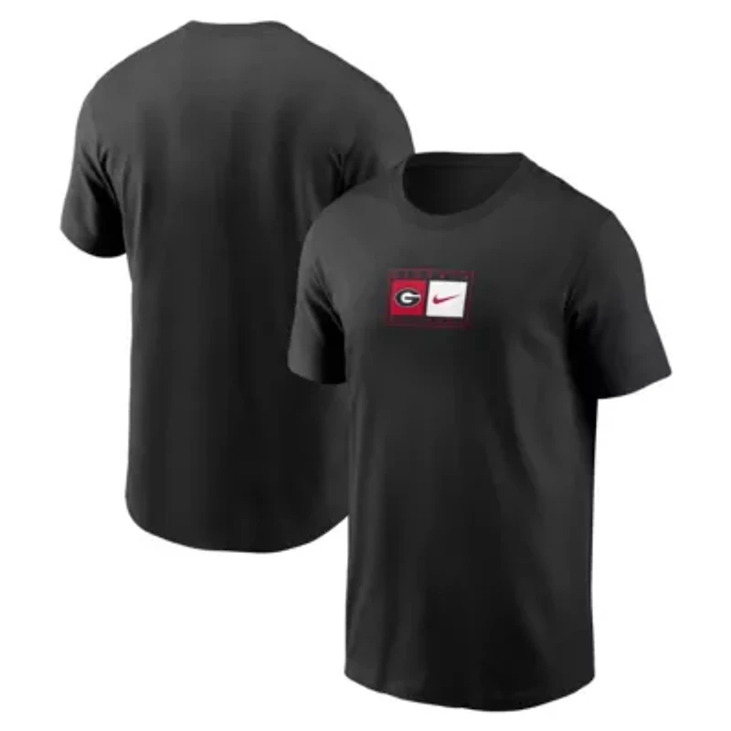 NCAA Nike Georgia Bulldogs Campus Logo Swoosh T-Shirt