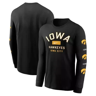 NCAA Nike Iowa Hawkeyes Classic Location Long Sleeve T-Shirt
