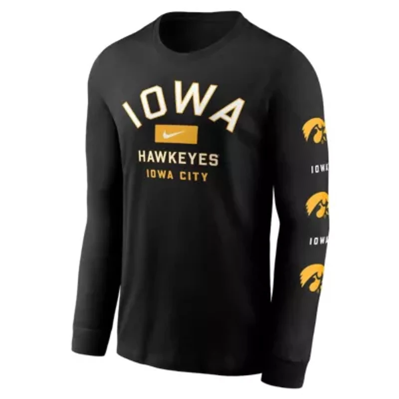 NCAA Nike Iowa Hawkeyes Classic Location Long Sleeve T-Shirt