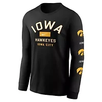 NCAA Nike Iowa Hawkeyes Classic Location Long Sleeve T-Shirt