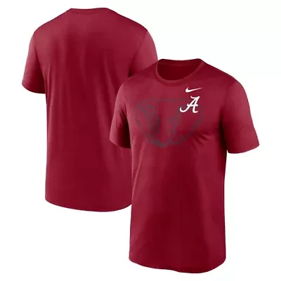 Alabama Crimson Tide NCAA Nike Campus Shadow Legend Performance T-Shirt