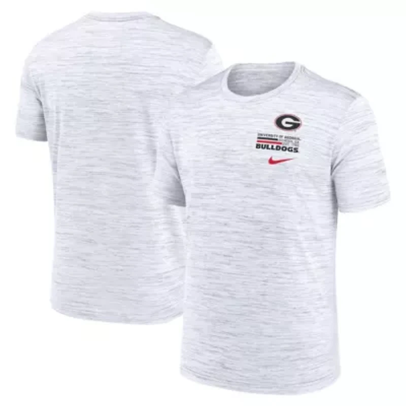 NCAA Nike Georgia Bulldogs Velocity Stacked Dri-FIT T-Shirt