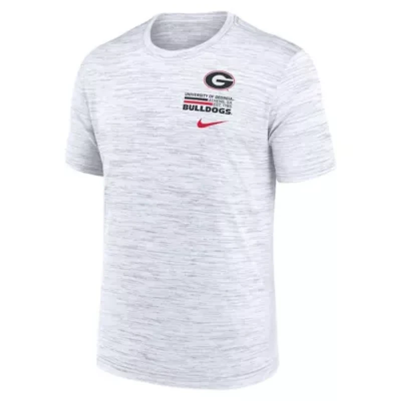 NCAA Nike Georgia Bulldogs Velocity Stacked Dri-FIT T-Shirt