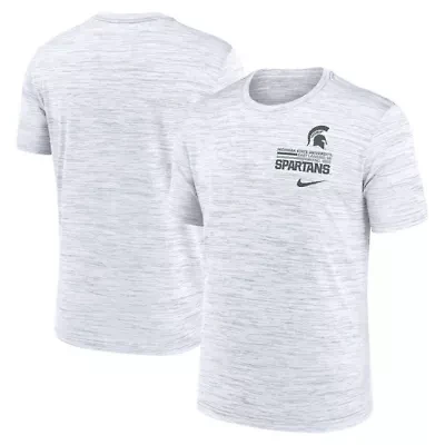 NCAA Nike Michigan State Spartans Velocity Stacked Dri-FIT T-Shirt