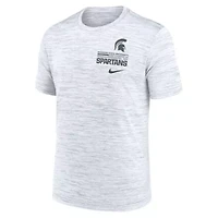 NCAA Nike Michigan State Spartans Velocity Stacked Dri-FIT T-Shirt