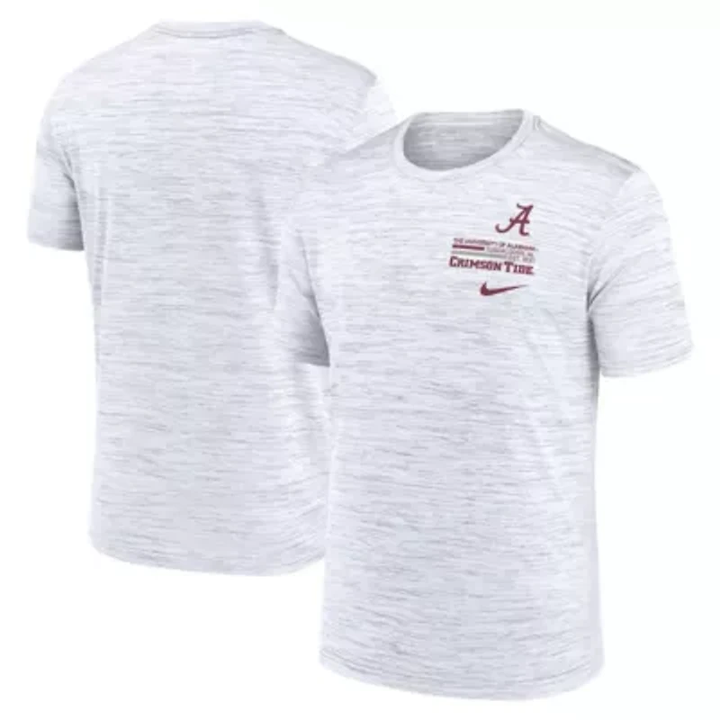 Alabama Crimson Tide NCAA Nike Velocity Stacked Dri-FIT T-Shirt