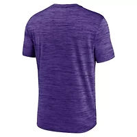 NCAA Nike LSU Tigers Campus Center Stack Velocity Dri-FIT T-Shirt