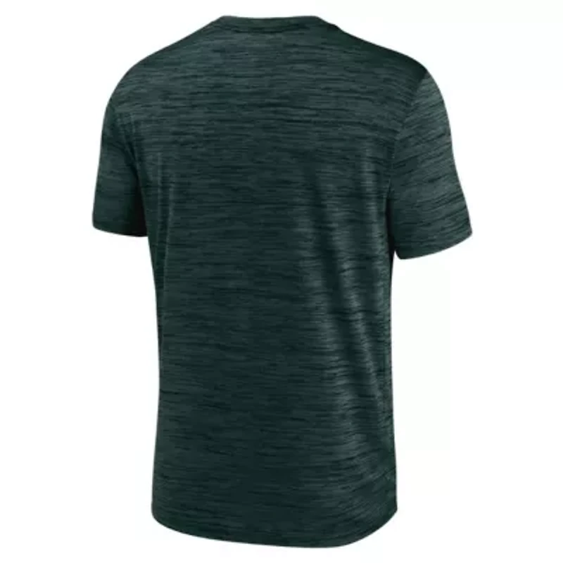NCAA Nike Michigan State Spartans Campus Center Stack Velocity Dri-FIT T-Shirt