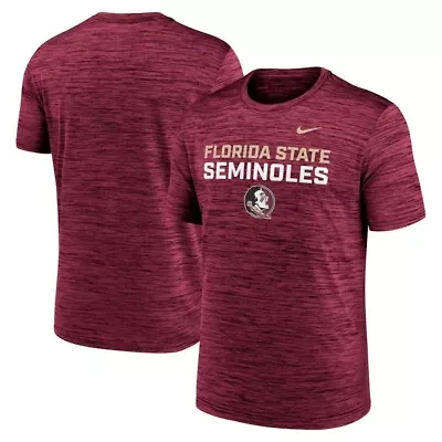 NCAA Nike Florida State Seminoles Campus Center Stack Velocity Dri-FIT T-Shirt