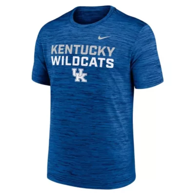 NCAA Nike Kentucky Wildcats Campus Center Stack Velocity Dri-FIT T-Shirt
