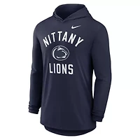 NCAA Nike Penn State Nittany Lions Classic Arch Tri-Blend Dri-FIT Long Sleeve Hoodie T-Shirt