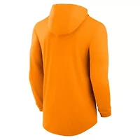 NCAA Nike Tennessee Volunteers Classic Arch Tri-Blend Dri-FIT Long Sleeve Hoodie T-Shirt
