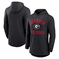 NCAA Nike Georgia Bulldogs Classic Arch Tri-Blend Dri-FIT Long Sleeve Hoodie T-Shirt
