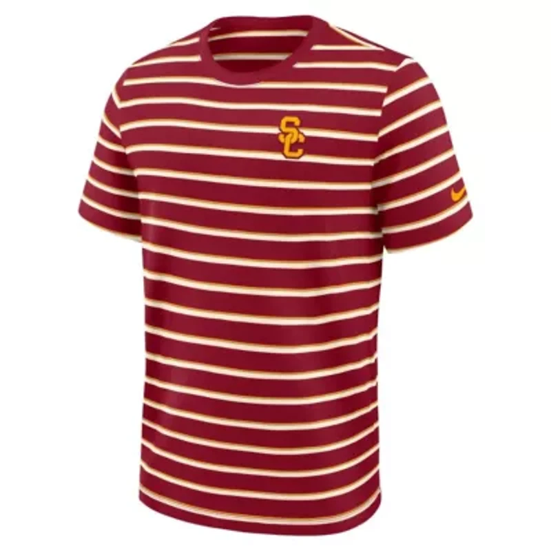 NCAA Nike USC Trojans Athletic Prep Legacy Summit Stripe T-Shirt