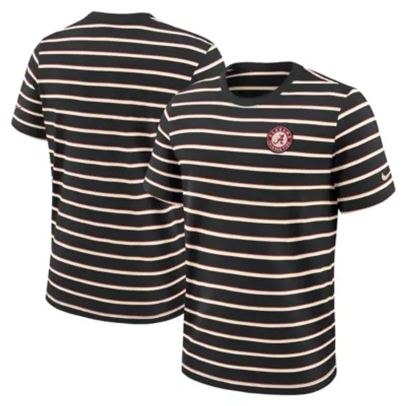 Alabama Crimson Tide NCAA Nike Athletic Prep Legacy Summit Stripe T-Shirt